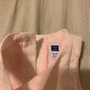 Janie and Jack Dresses - Janie And Jack Velvet pink and white floral dress Janie and Jack Dresses - Janie And Jack Velvet pink and white floral dress